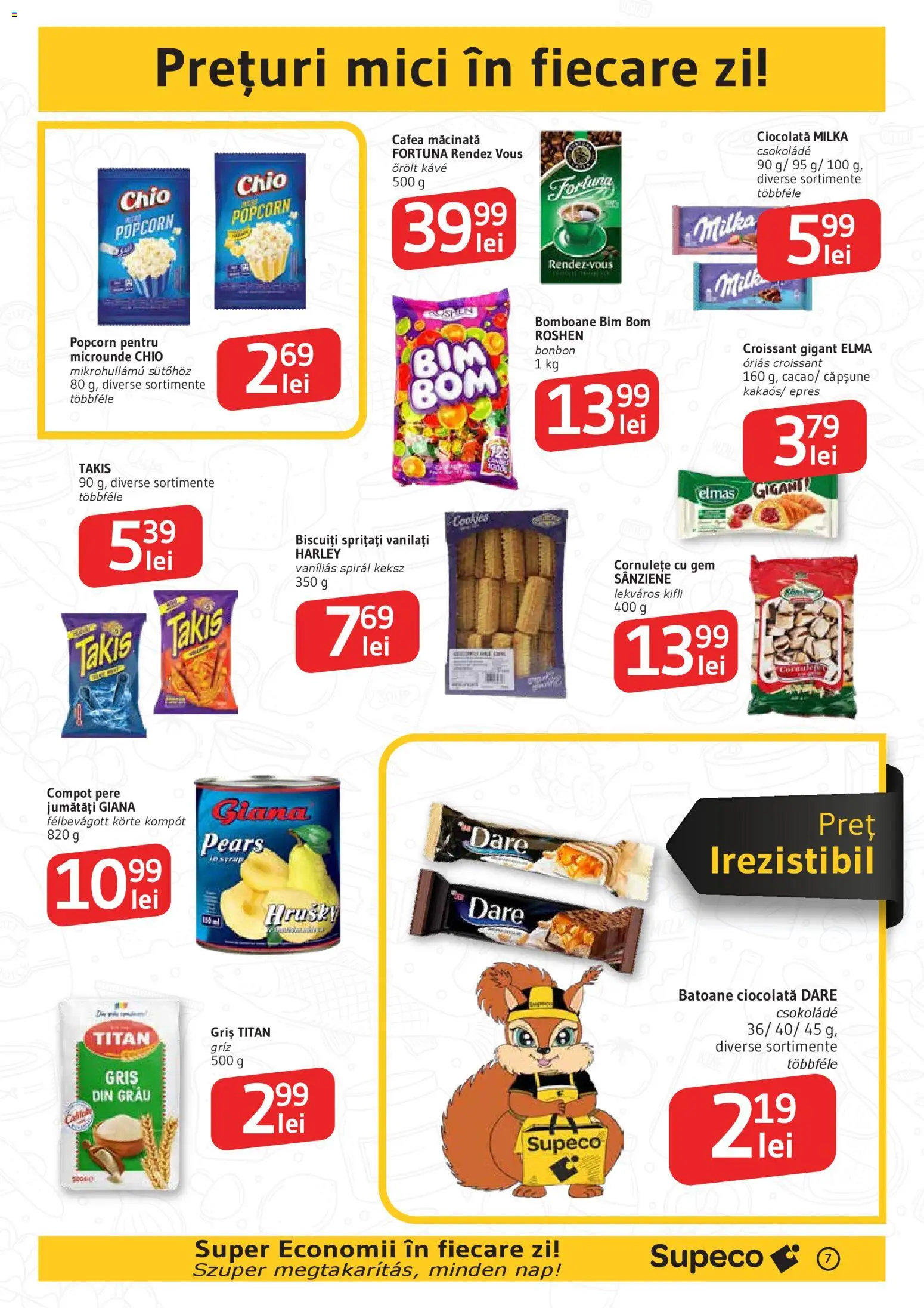 Noul catalog Supeco – valabil de la 08.01.2026 | Pagină: 7 | Produse: Gem, Bomboane, Compot, Cornulețe
