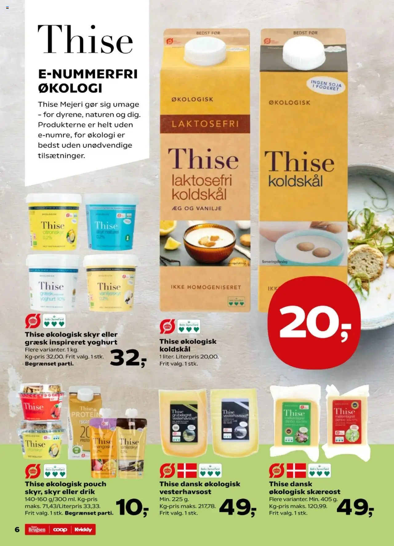 Kvickly Tilbudsavis gyldig fra 01.08.2025 | Side: 6 | Produkter: Yoghurt, Æg, Skyr, Vanilje