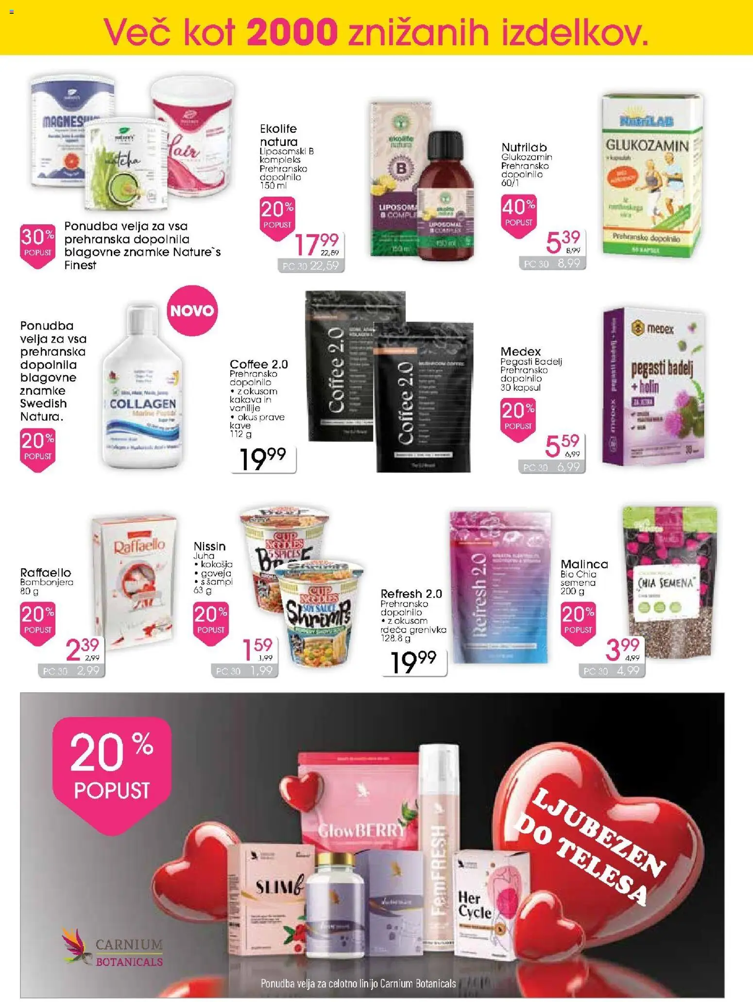 Novi Tuš drogerija katalog ponudbe – veljaven od 11.03.2026 | Stran: 14 | Izdelki: Prehranska dopolnila, Juha, Grenivka