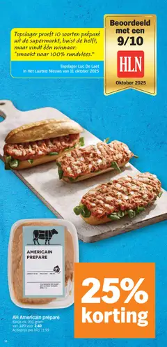 Albert Heijn folder week  / de la semaine 44 - Voorbeeld van een folder van Albert Heijn, geldig van 27.10.2025 | Pagina: 10 | Producten: Gewicht