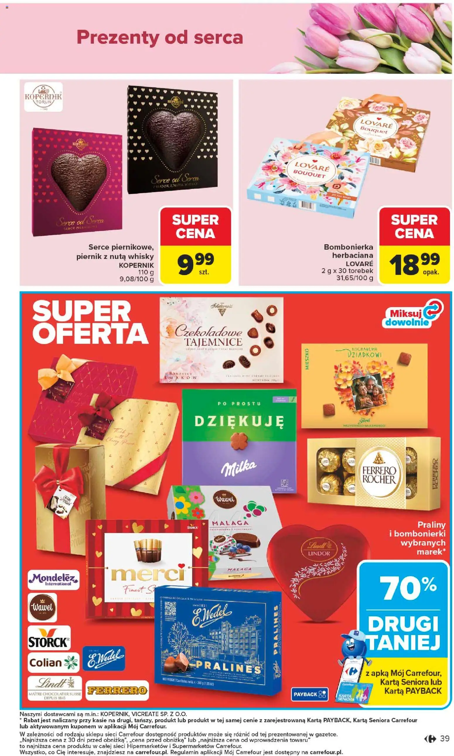 Carrefour Gazetka od 19.01.2026 | Strona: 41 | Produkty: Praliny, Merci, Milka, Whisky