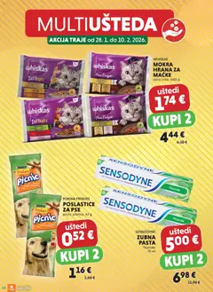 Multiušteda Studenac - Pregled kataloga iz trgovine Studenac, vrijedi od 28.01.2026 | Stranica: 10 | Proizvodi: Whiskas, Pasta, Sensodyne