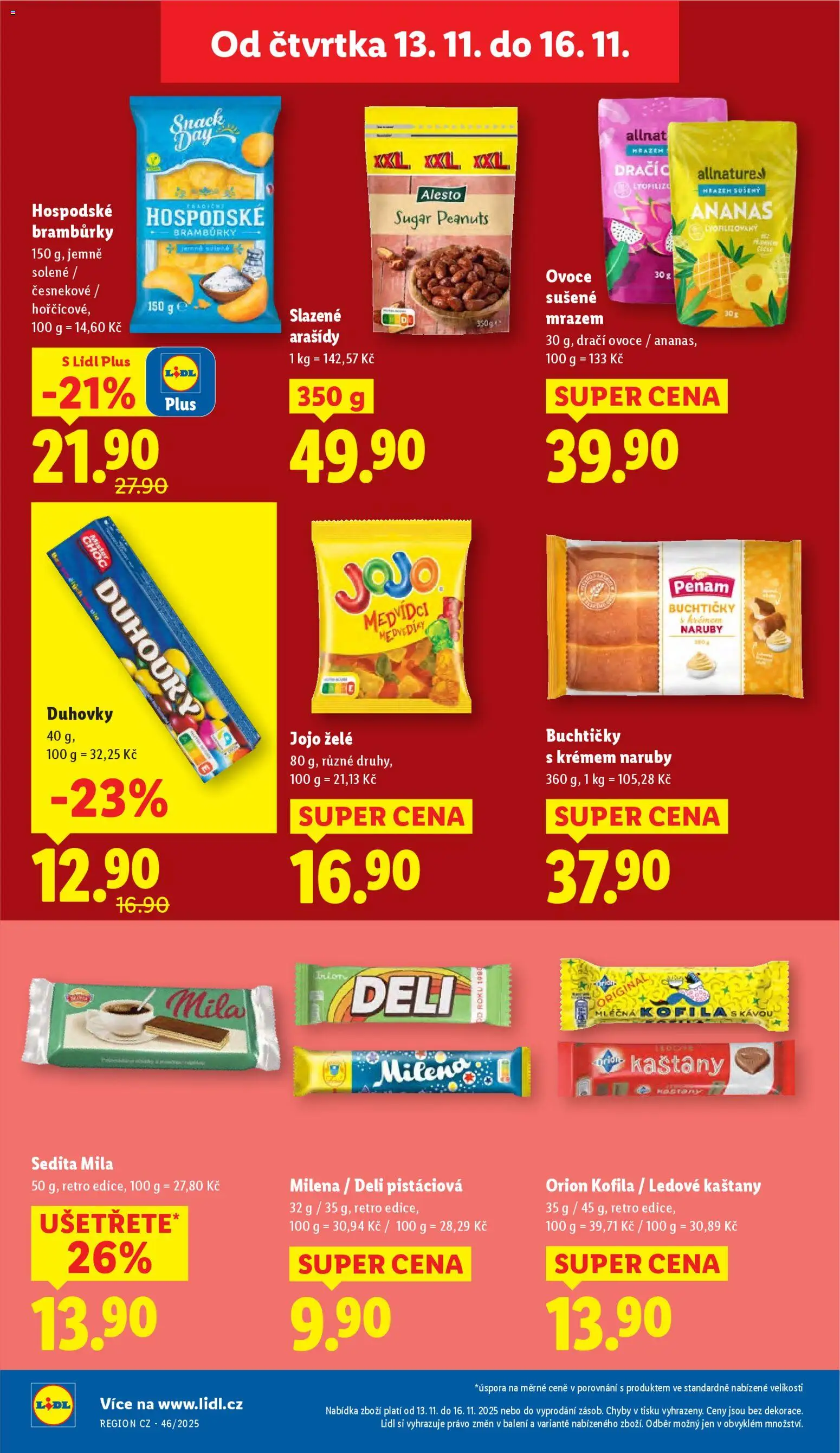 Lidl leták od 13.11.2025 | Strana: 20 | Produkty: Dračí ovoce, Ananas, Bramburky, Kofila