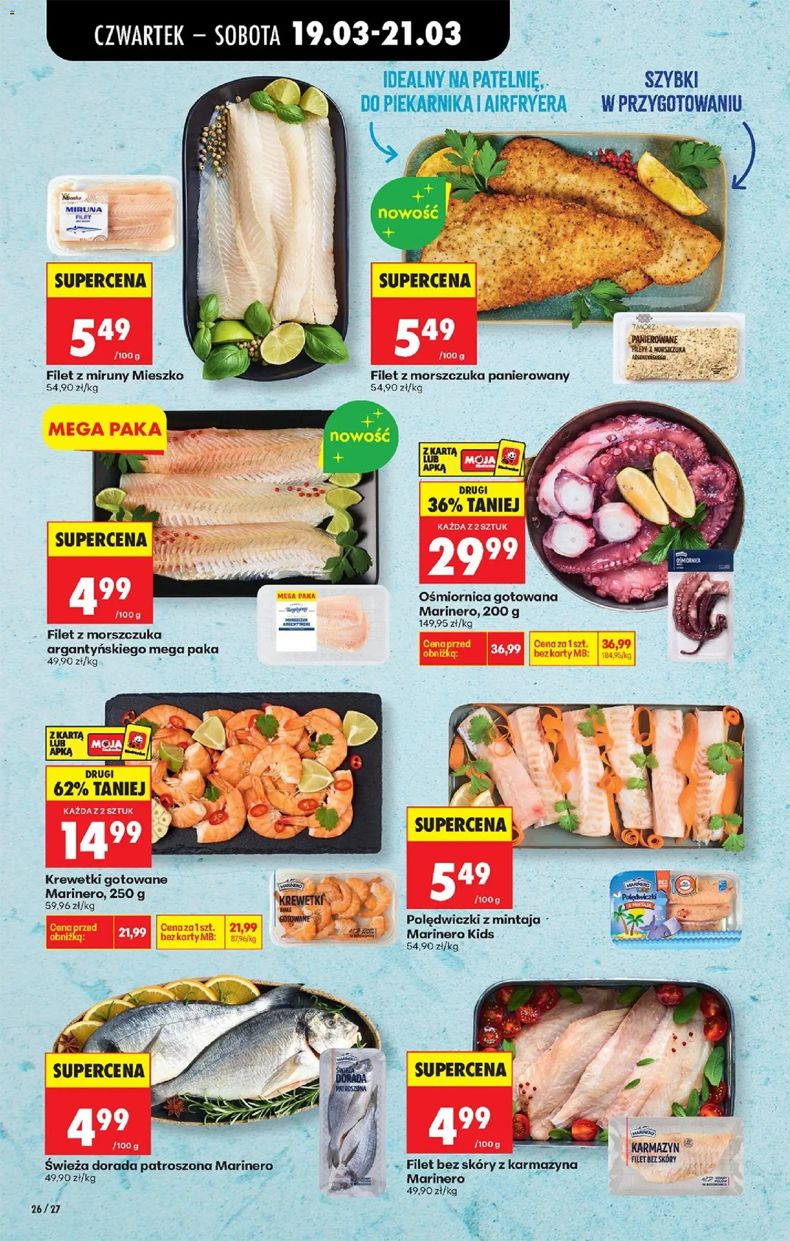 Biedronka Polsko leták - Codziennie niskie ceny od 19.03.2026 | Strana: 32 | Produkty: Filet, Karty