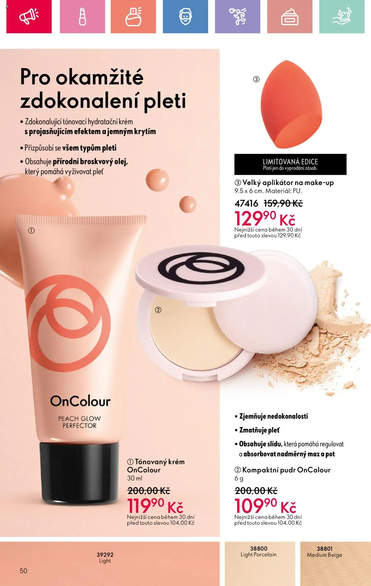 Oriflame katalog č.08/2025 od 25.05.2025 | Strana: 50 | Produkty: Krém, Hydratační krém, Make-up, Pudr