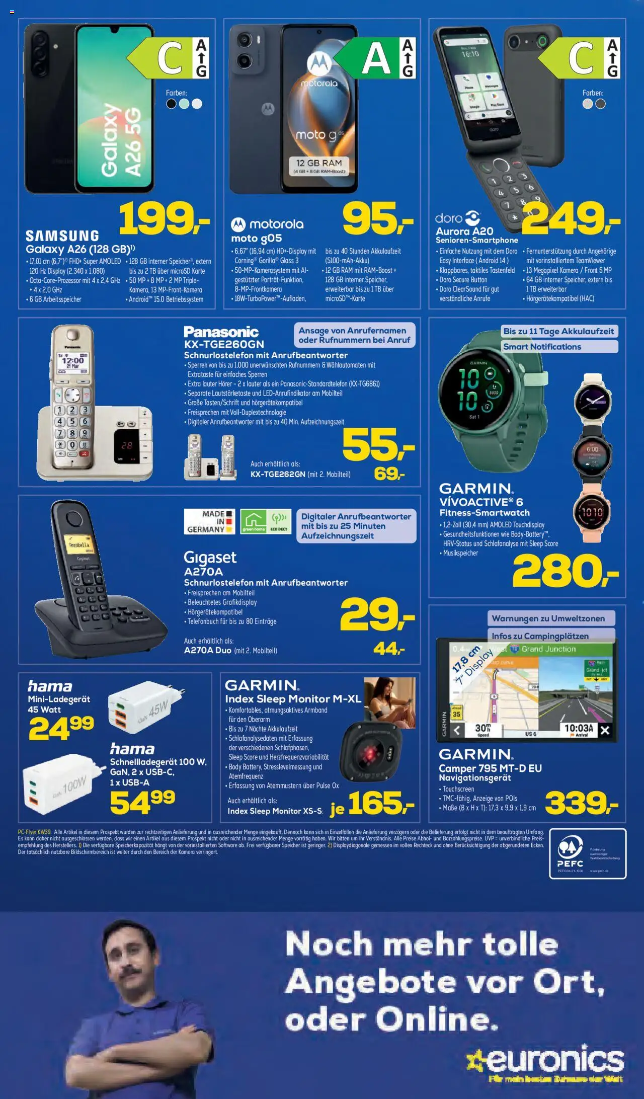 Euronics  Aktueller Prospekt – gültig ab 24.09.2025 | Seite: 10 | Produkte: Kamera, Panasonic, Samsung, Monitor