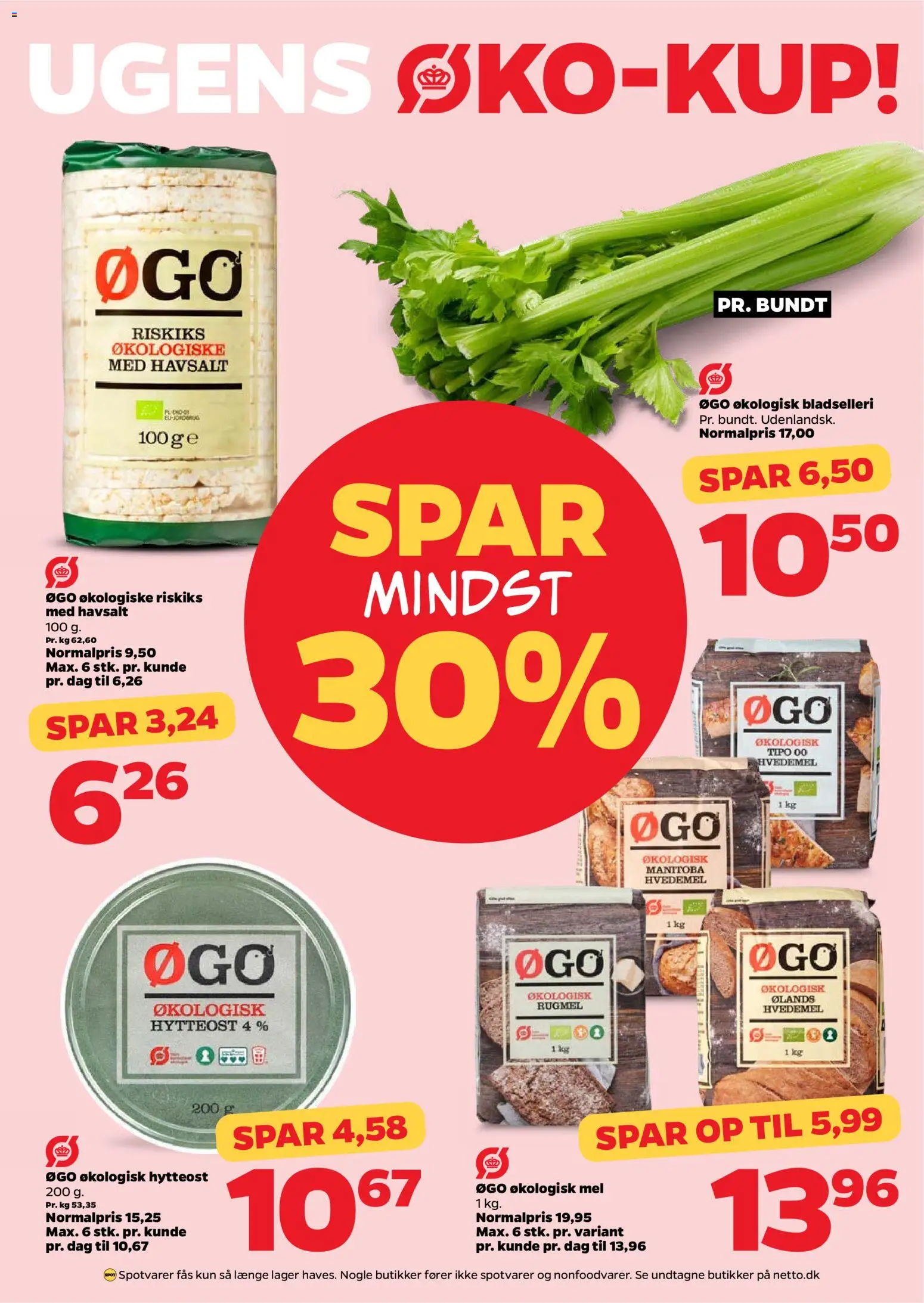 Netto tilbudsavis – gyldig fra 25.10.2025 | Side: 9 | Produkter: Hvedemel, Hytteost, Mel, Bladselleri