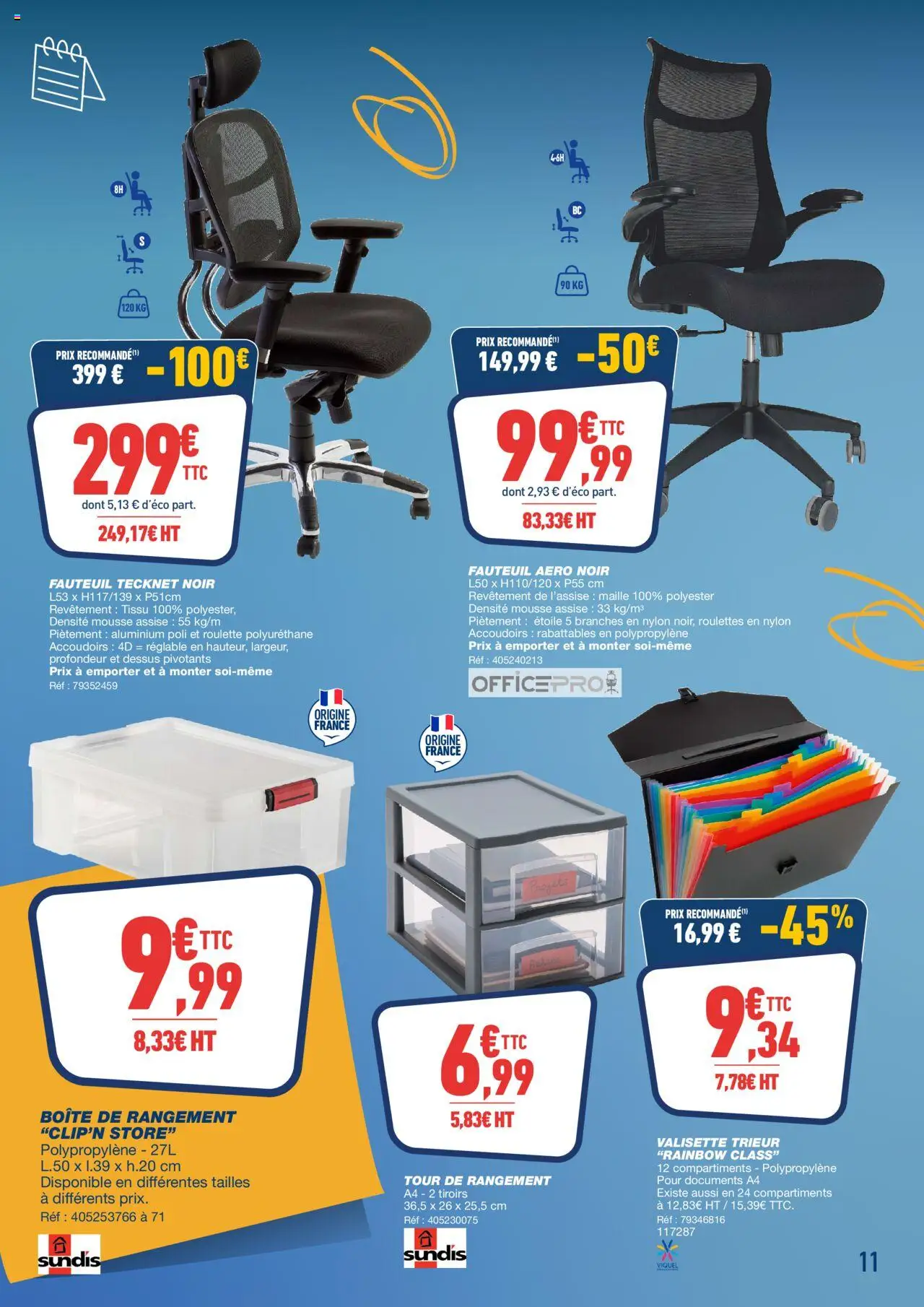  | Page: 11 | Produits: Mousse, Store, Tiroirs, Boîte de rangement