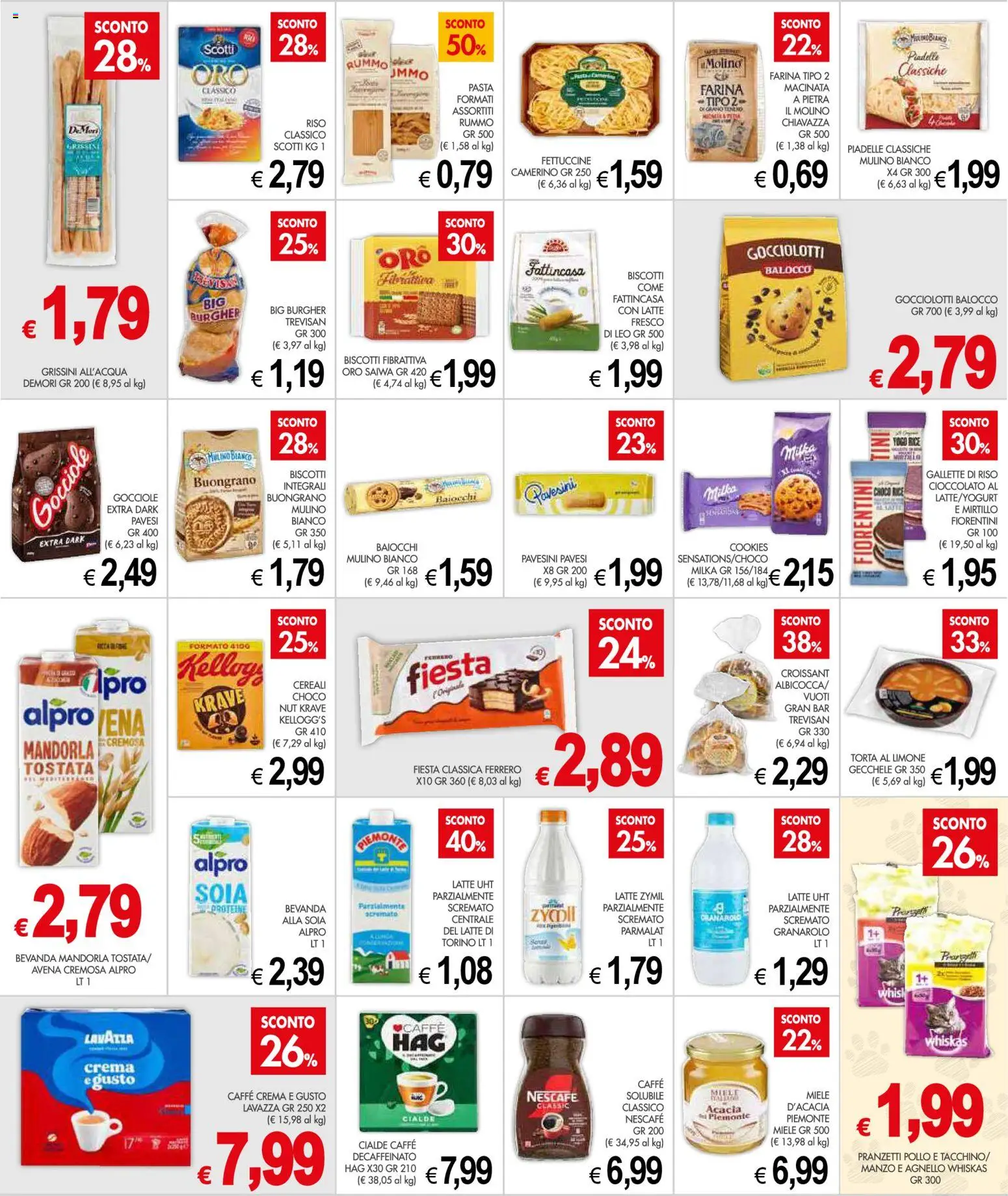 Volantino Presto Fresco del 02.03.2026 | Pagina: 7 | Prodotti: Pollo, Biscotti, Latte, Pasta