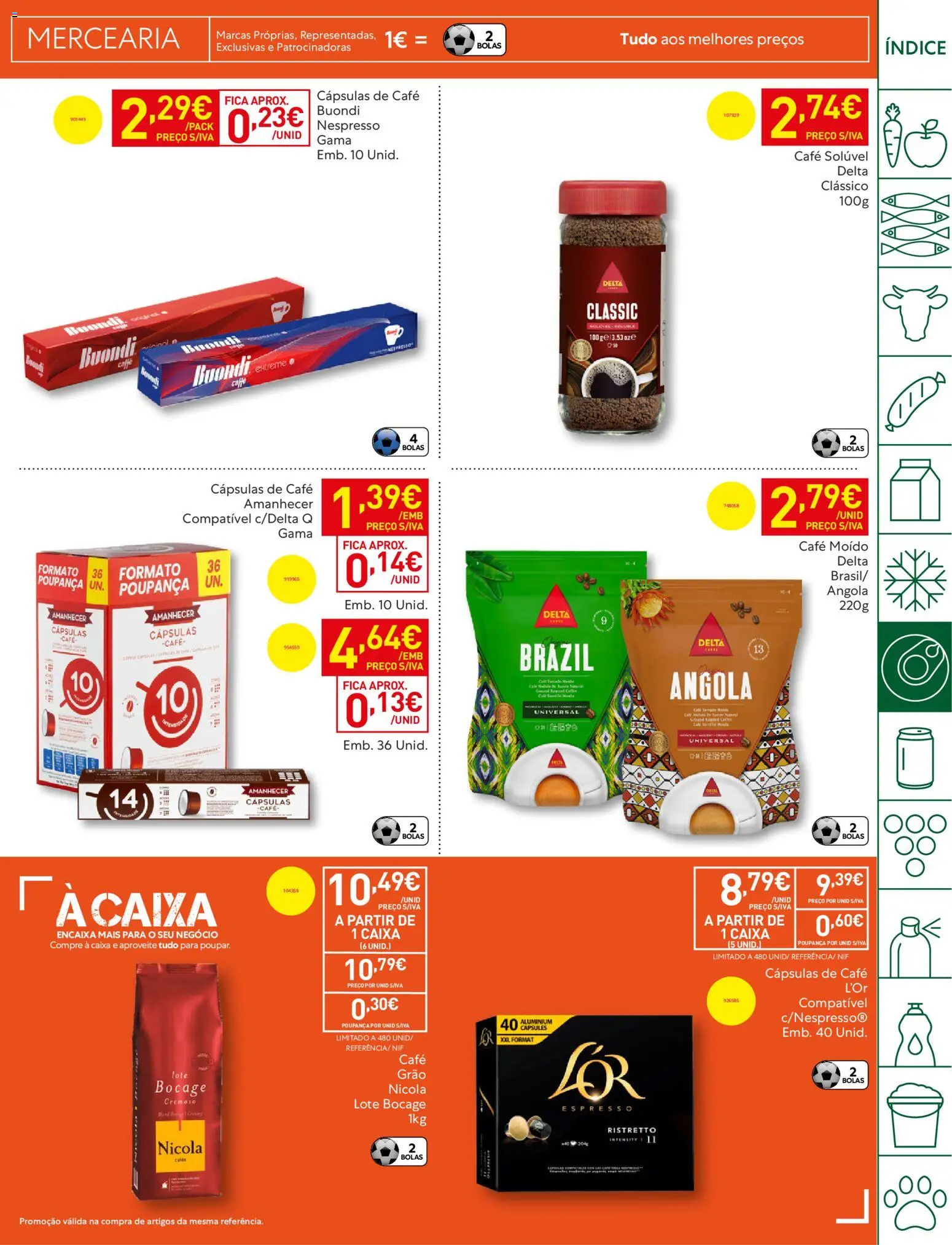 Recheio - Bons Negócios Madeira │ válido de 14.04.2026 | Página: 23 | Produtos: Café solúvel, Cápsulas café, Nespresso, Caixa