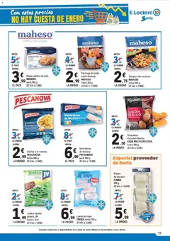 Vista previa E.Leclerc folleto válido desde el 14.01.2026 | Página: 19 | Productos: Anillos, Jamón ibérico, Jamón, Bolsa