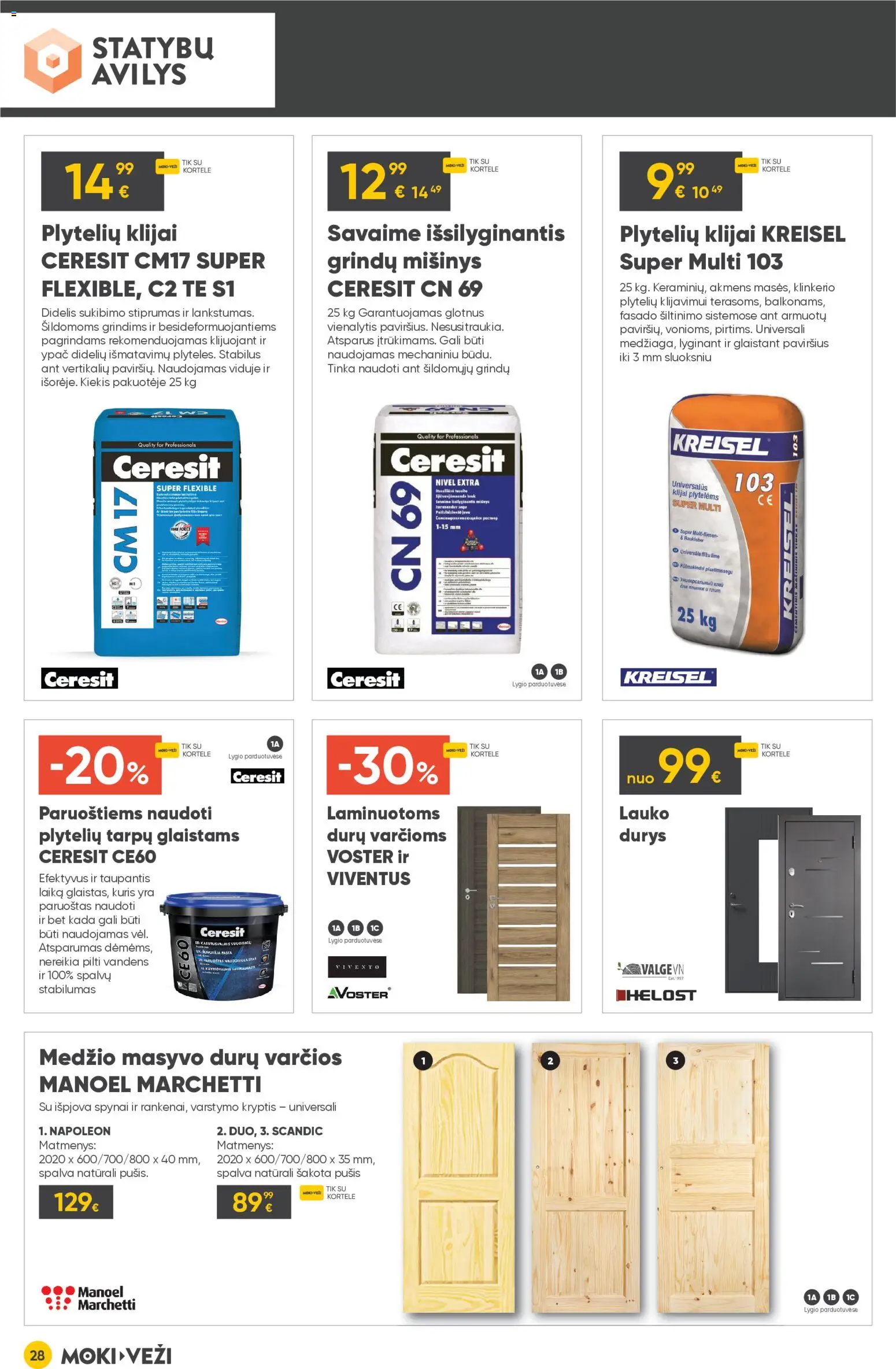 MOKI VEŽI akcijos nuo 11.12.2025 | Puslapis: 28