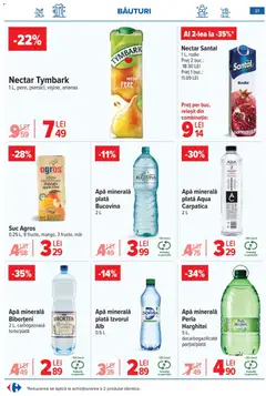 Ofertele Carrefour valabile de la 18.02.2026 | Pagină: 28 | Produse: Yazı tahtası kalemi, Suc, Apă, Mango