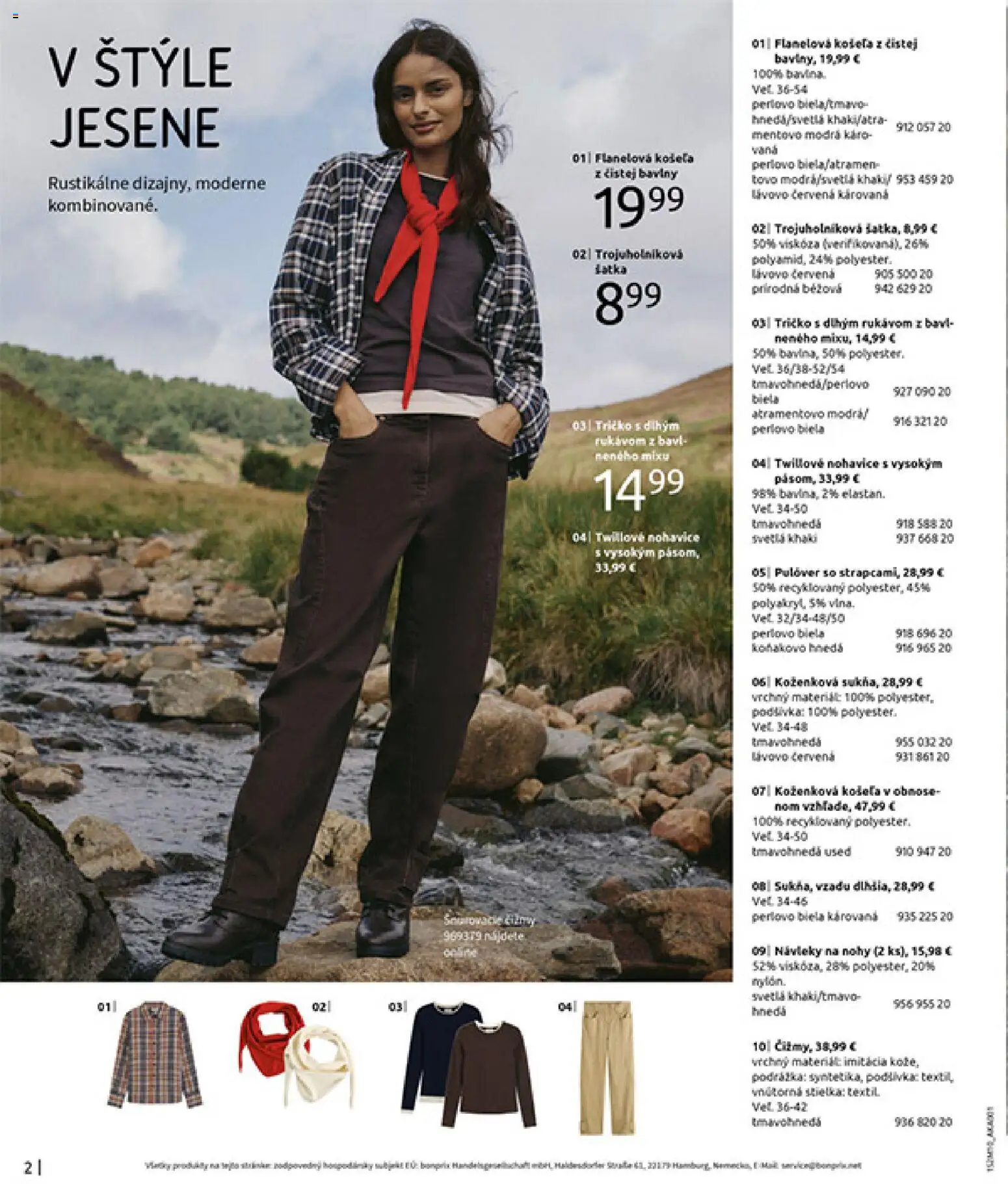 Nové Bonprix akcie – leták je platný od 24.11.2025 | Strana: 4 | Produkty: Vaňa, Tričko, Nohavice