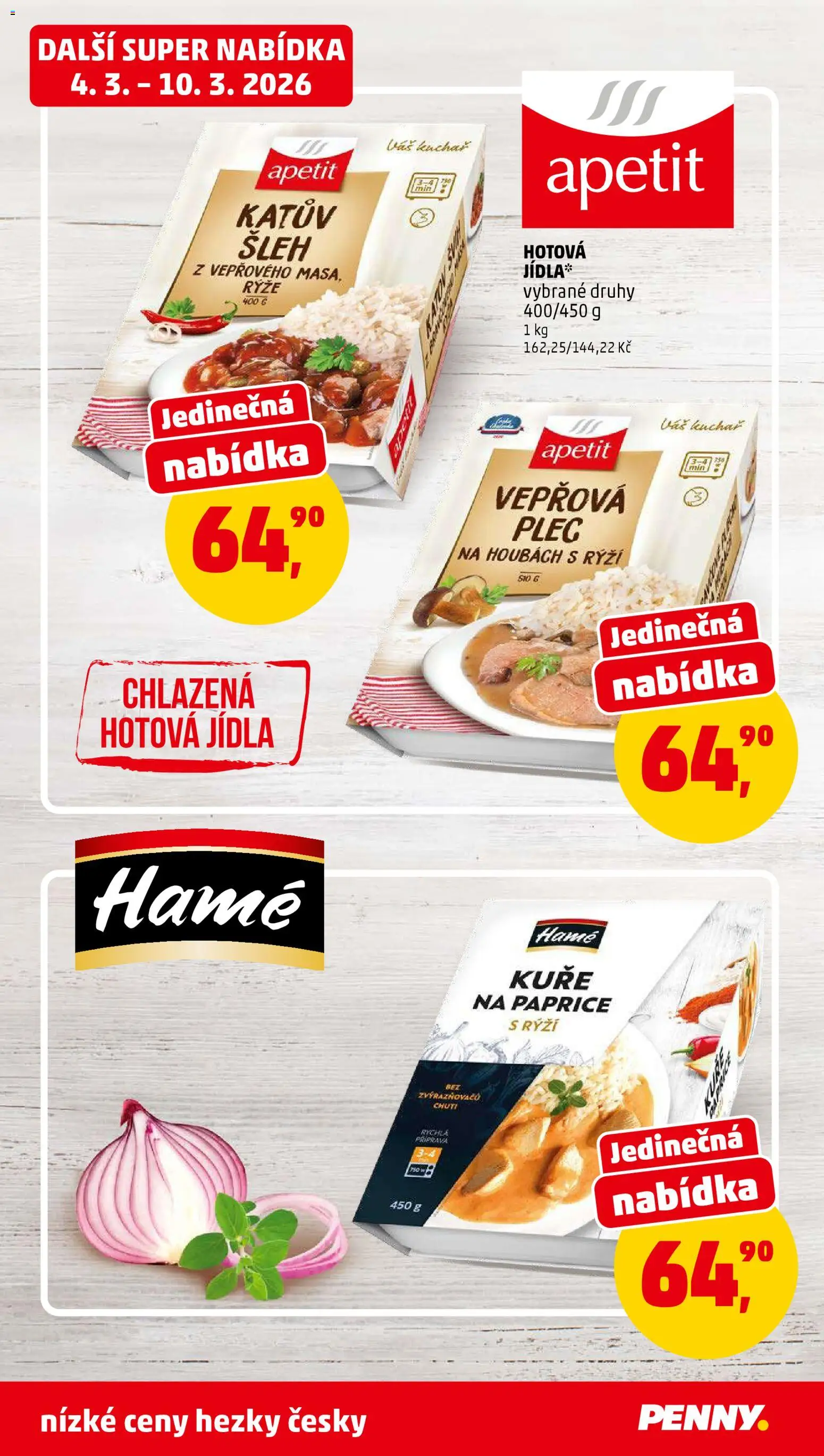 Penny Market leták od 04.03.2026 | Strana: 33 | Produkty: Hotová jídla, Rýži, Vepřová plec, Kuře