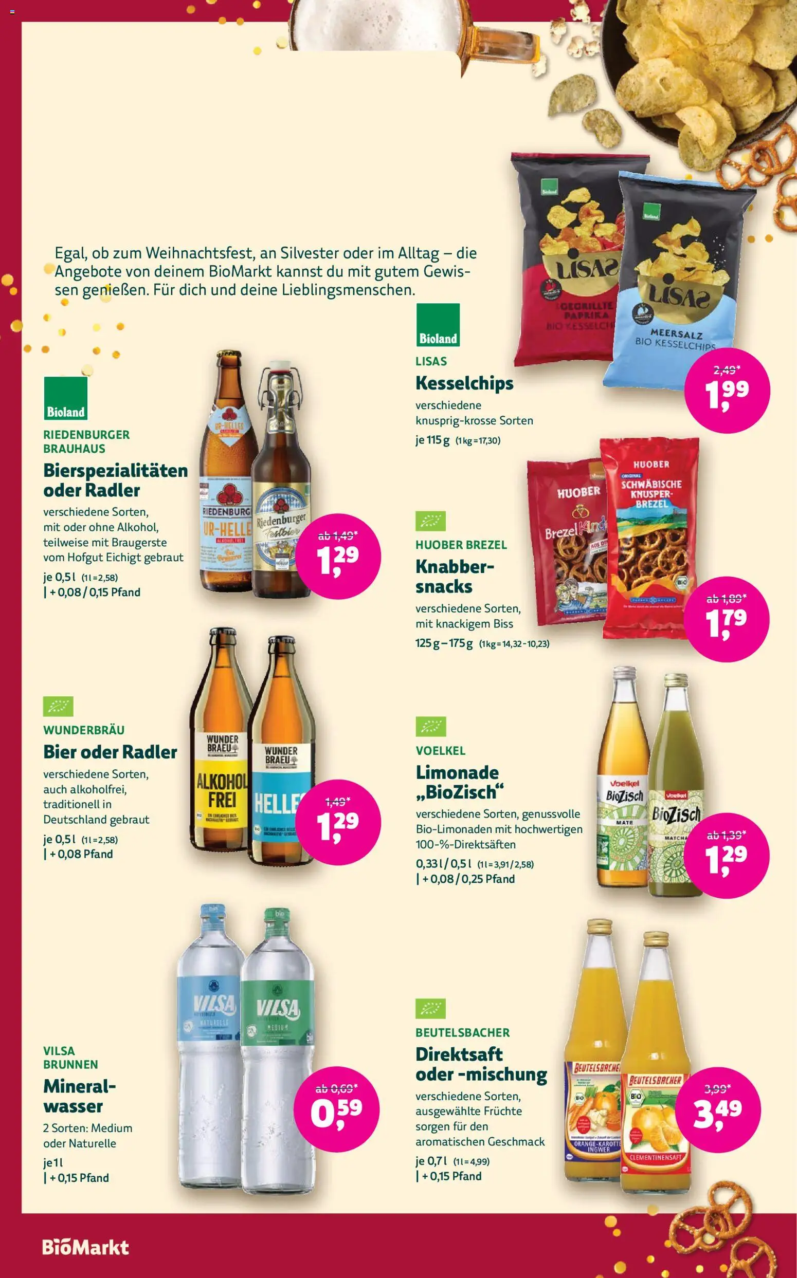 BioMarkt Prospekt – gültig ab 17.12.2025 | Seite: 14 | Produkte: Bier, Radler, Wasser, Paprika