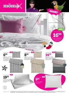 Mömax katalog akcije – veljaven od 17.11.2025 | Stran: 4 | Izdelki: Vzglavnik, Blazina, Odeja, Posteljnina