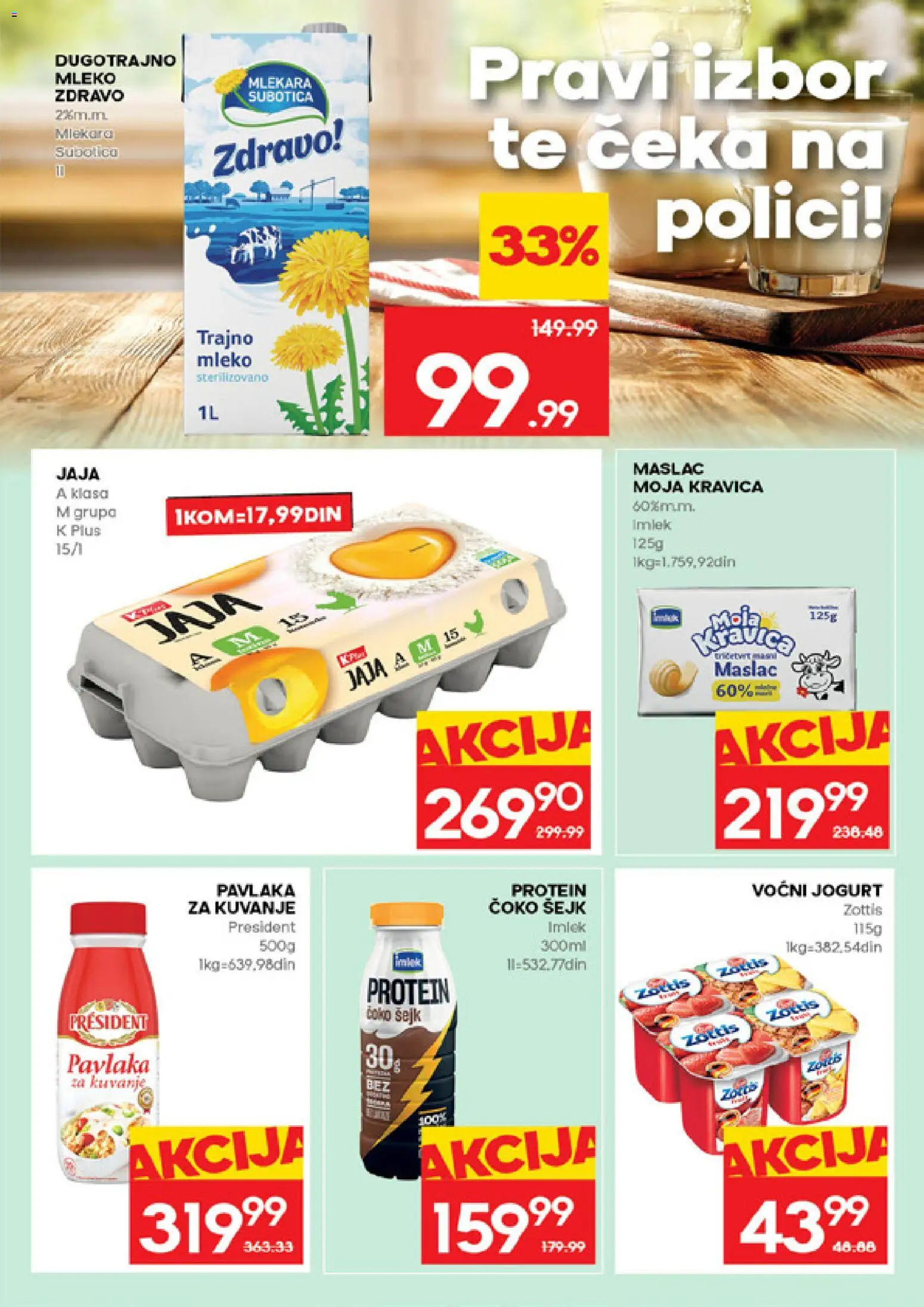 Roda katalog - važi od 12.03.2026 | Strana: 11 | Proizvode: Moja kravica, Jogurt, Jaja, Pavlaka