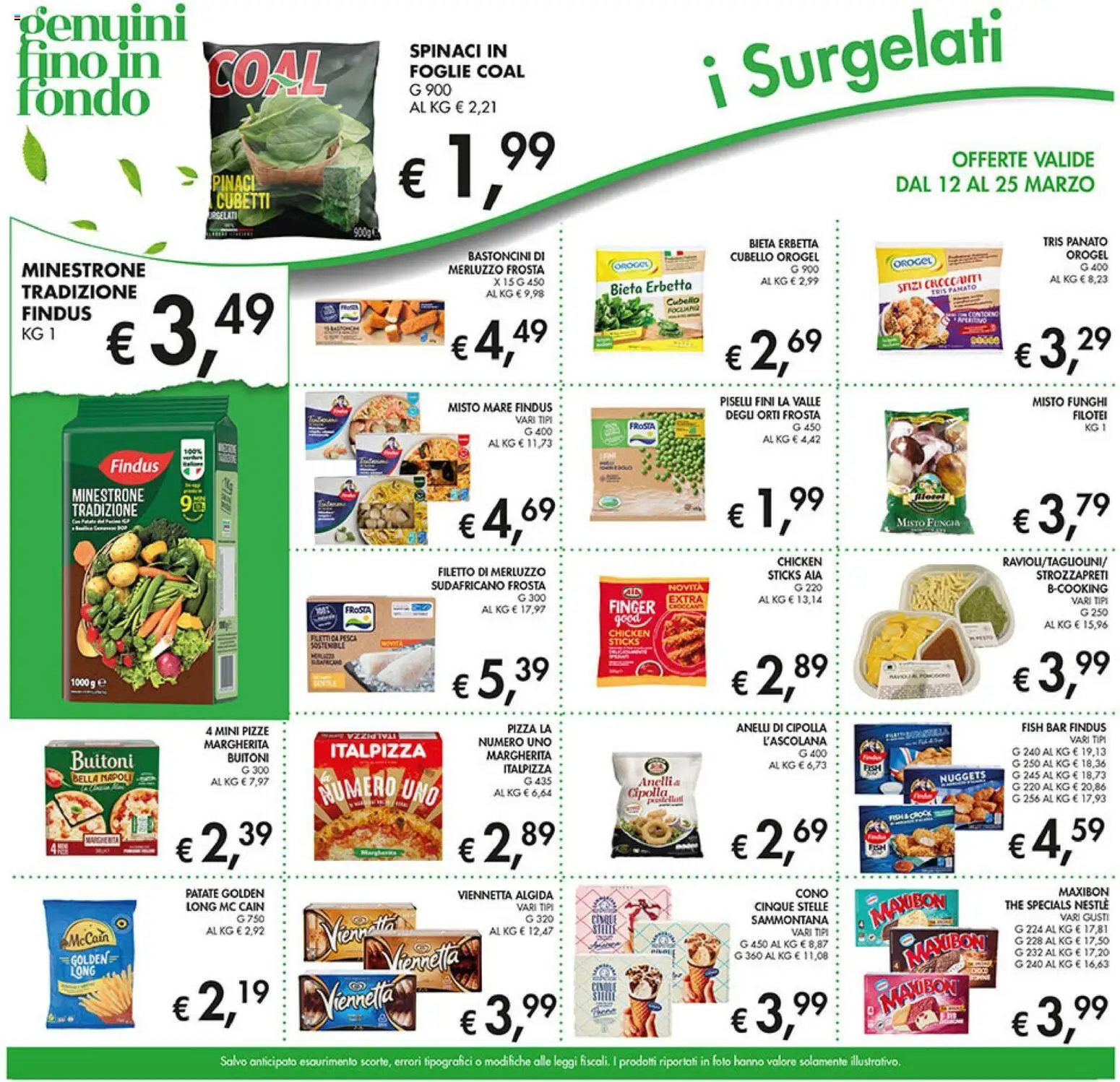 Volantino Coal del 12.03.2026 | Pagina: 9 | Prodotti: Pizza, Merluzzo, Nuggets, The