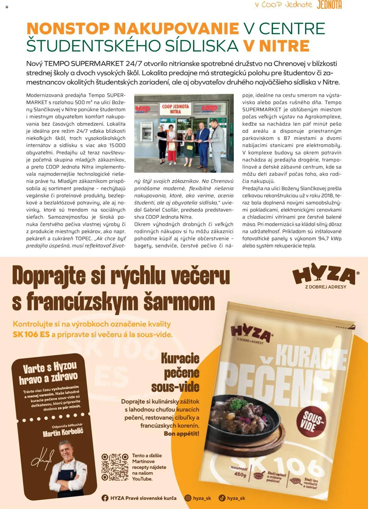 COOP Jednota časopis │ platný od 01.08.2025 | Strana: 11 | Produkty: Panely, Pekáreň, Kurča