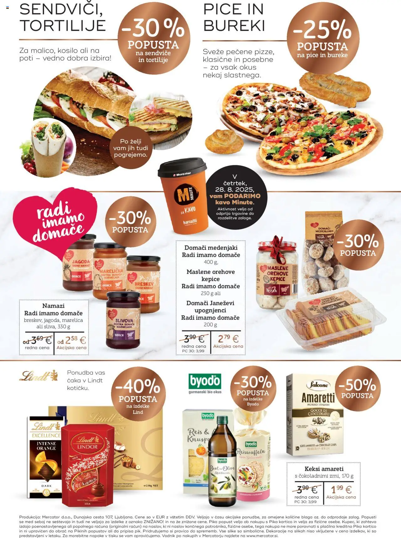 Mercator katalog gourmet │ velja od 28.08.2025 | Stran: 4 | Izdelki: Keksi, Namaz, Marmelada, Breskev