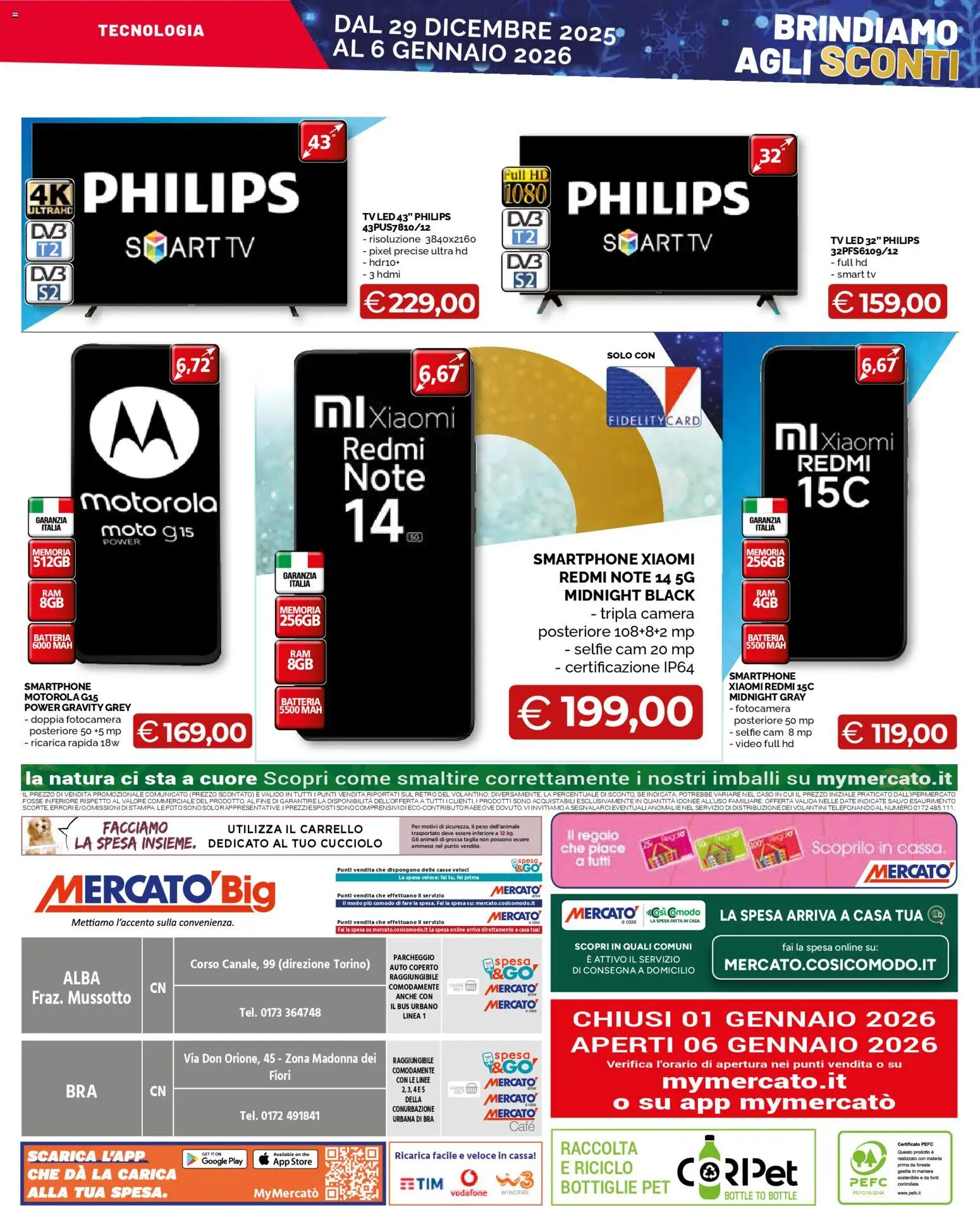 Volantino Mercatò del 29.12.2025 | Pagina: 28 | Prodotti: The, Fotocamera, Stampa, Batteria