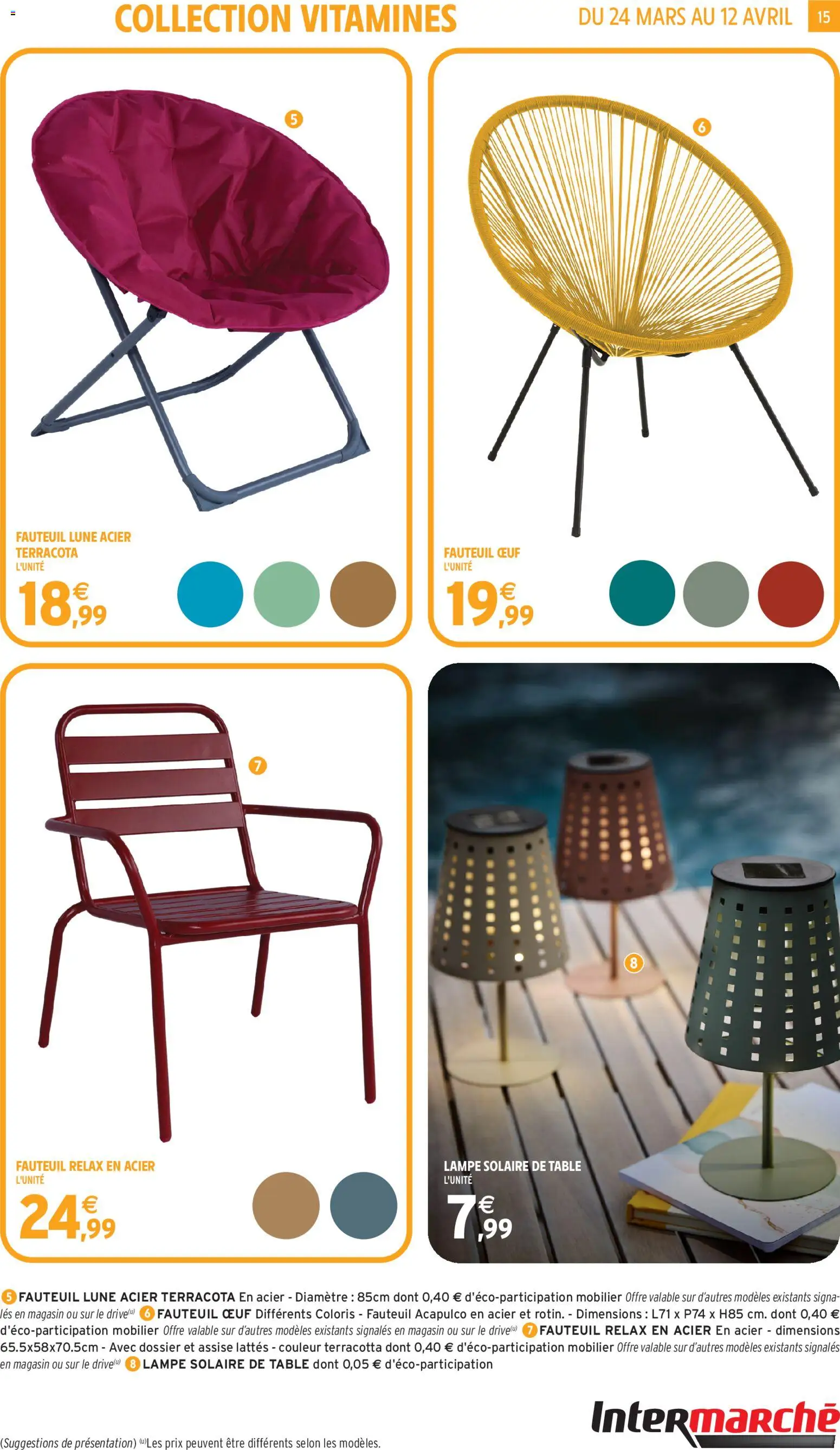 {H1} | Page: 15 | Produits: Fauteuil acapulco, Fauteuil, Table, Lampe