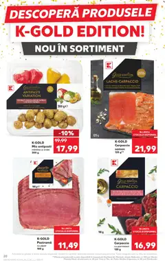 Ofertele Kaufland valabile de la 08.04.2026 | Pagină: 20 | Produse: Çatal, Măsline, Piper, Parmezan