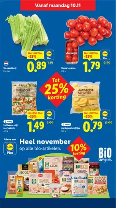 Lidl - Folder week 46 - Houten - Voorbeeld van een folder van Lidl, geldig van 10.11.2025 | Pagina: 8 | Producten: Aardappel, Telefonok, Muesli, Mozzarella