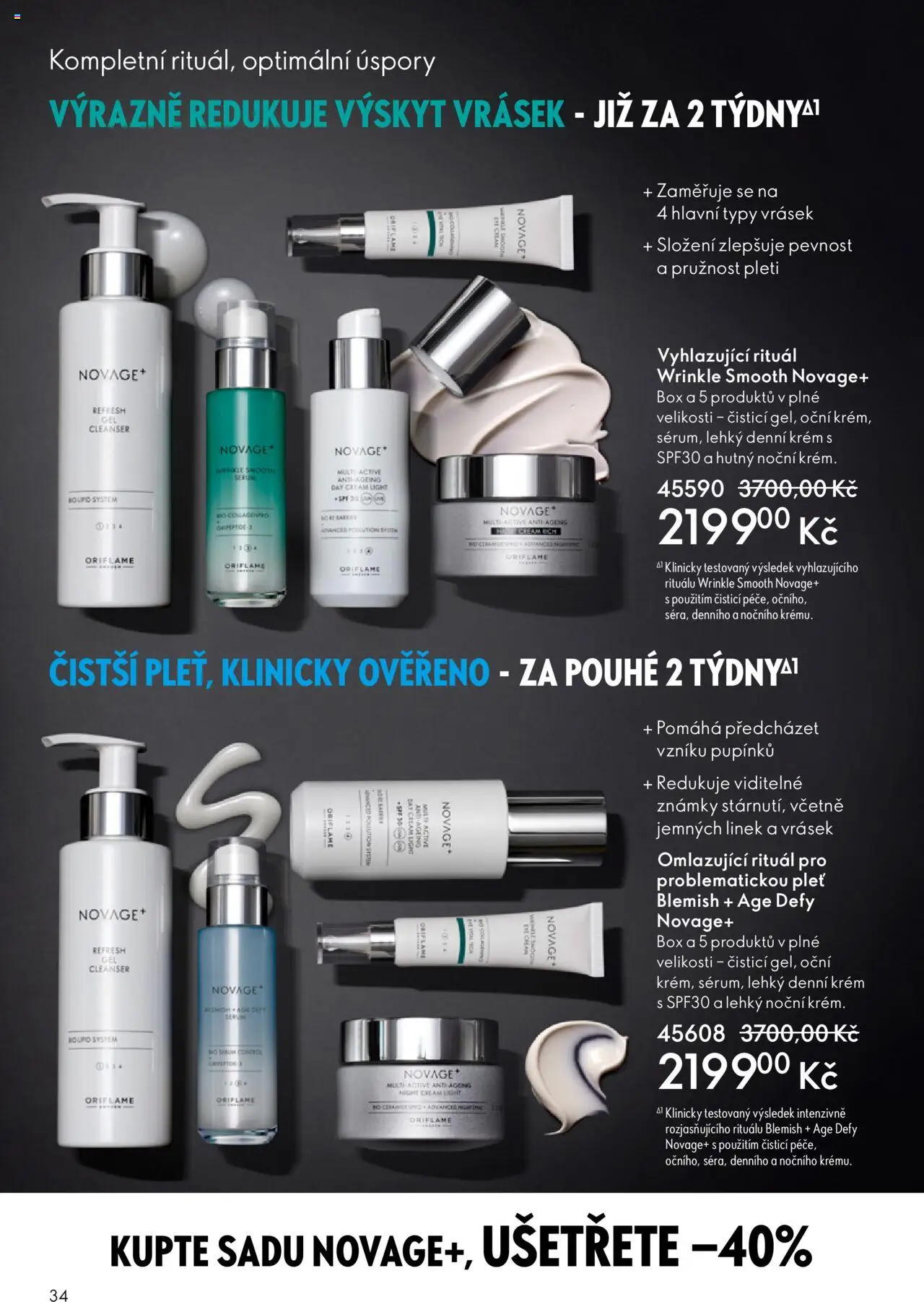 Oriflame katalog č.13/2025 od 07.09.2025 | Strana: 34 | Produkty: Box, Známky, Sérum, Krém