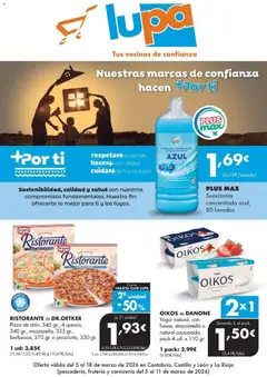 Vista previa Lupa Supermercados - Tus vecinos de confianza válido desde el 05.03.2026