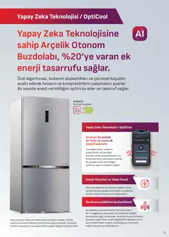 16.12.2025 tarihinden itibaren geçerli olan Arçelik kataloğu önizlemesi | Sayfa: 10 | Ürünler: Buzdolabı, Fan