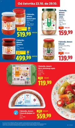 Mešana salata, S ljubavlju, domaće, oceđena masa 370 g, 720 ml - pregled Lidl kataloga - važi od 23.10.2025 | Strana: 25