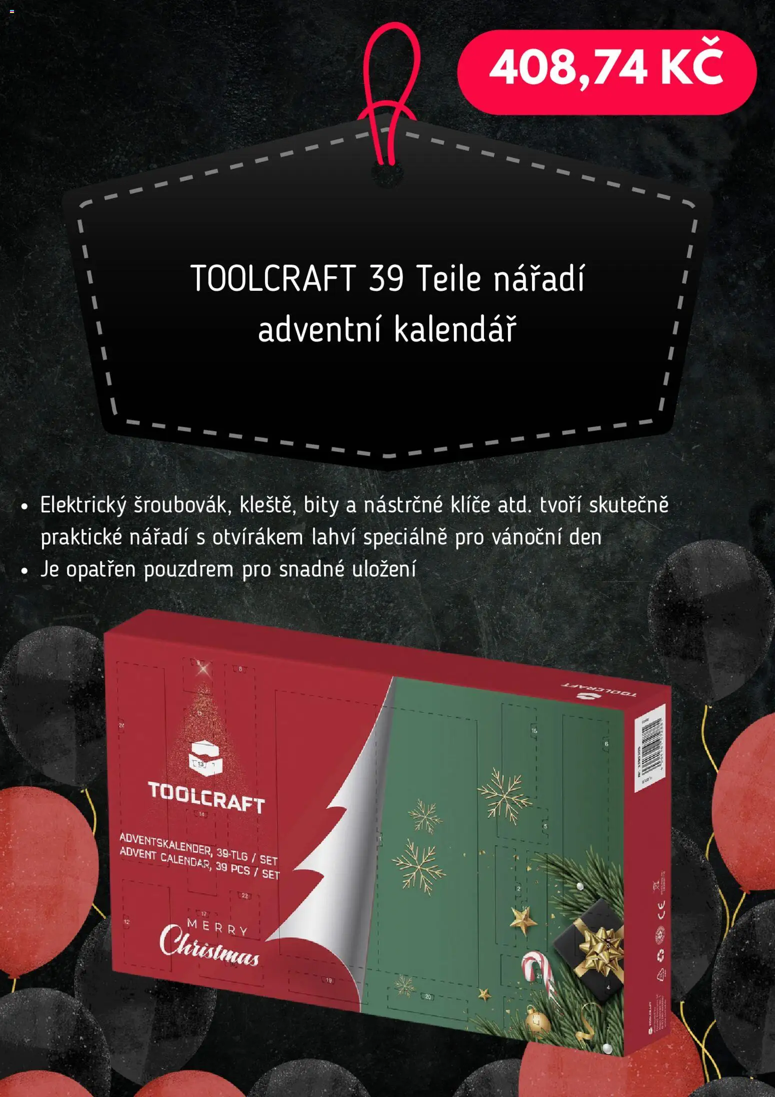 Conrad Black Friday od 24.11.2025 | Strana: 2 | Produkty: Adventní kalendář, Kalendář, Nářadí