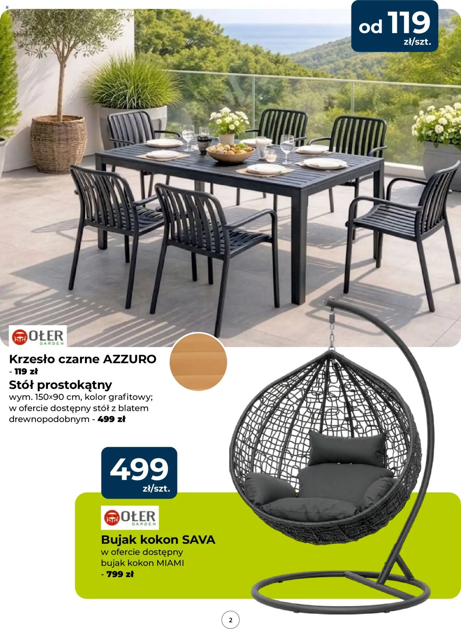 Mrówka gazetka od 23.04.2026 | Strona: 2 | Produkty: Stół, Krzesło