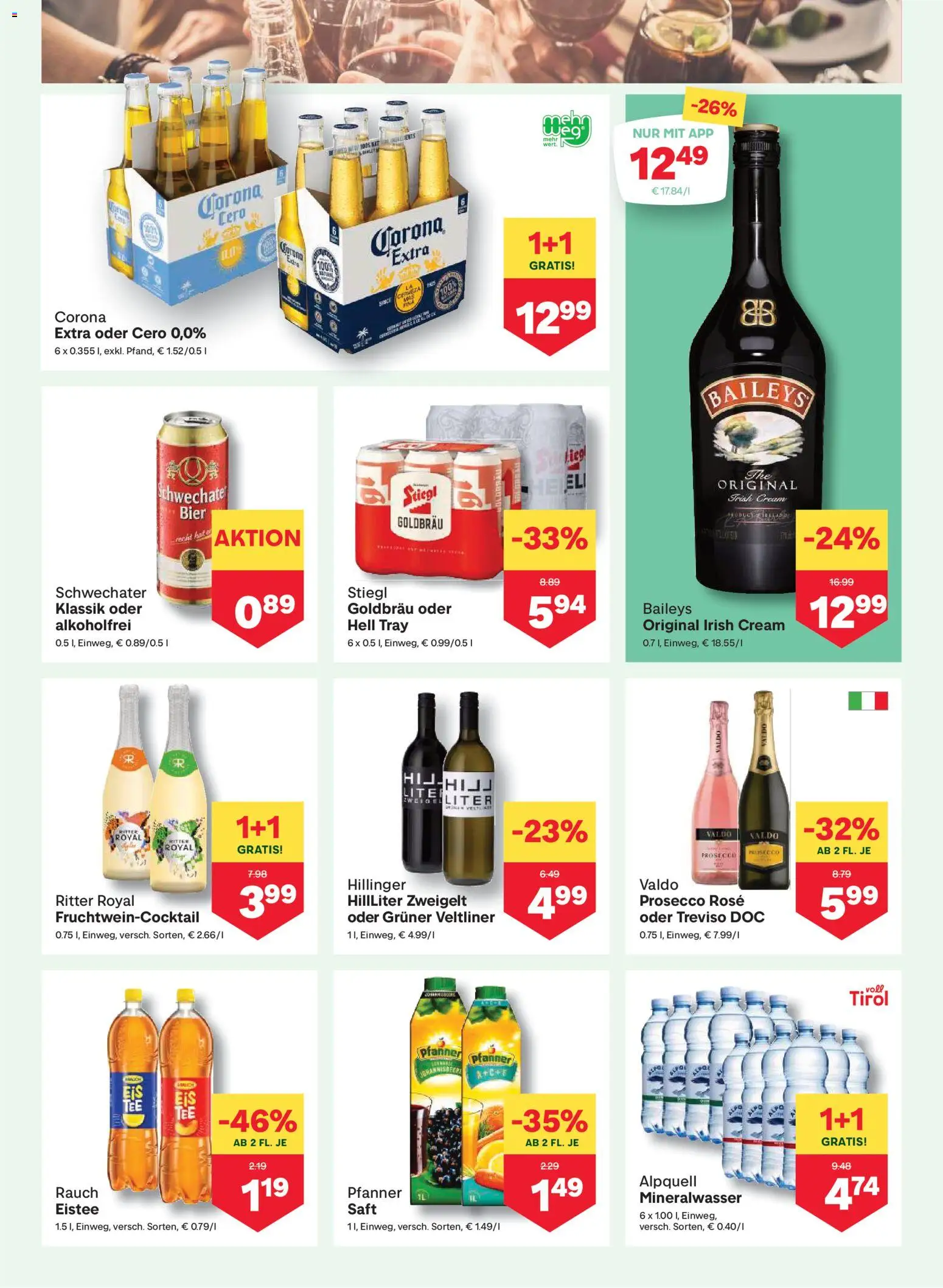 MPREIS Altenmarkt im Pongau gültig ab 30.01.2026 | Seite: 15 | Produkte: Saft, Bier