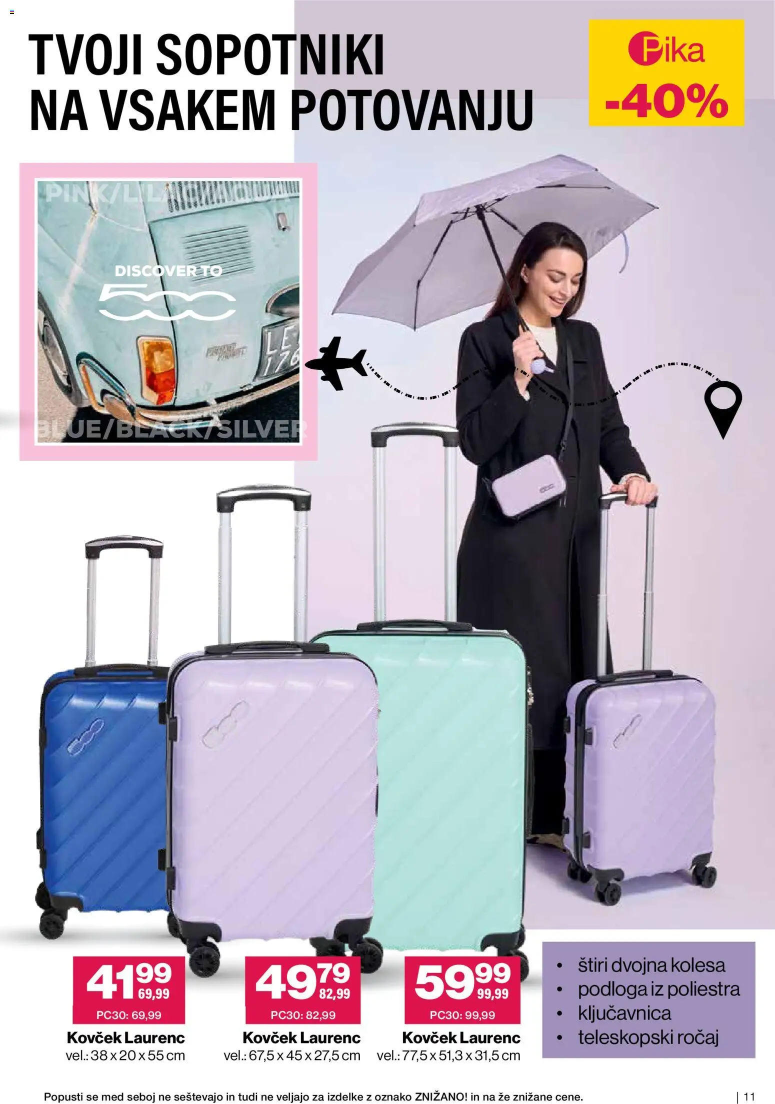 Novi Mercator katalog ponudbe – veljaven od 11.02.2026 | Stran: 11 | Izdelki: Podloga, Kovcek