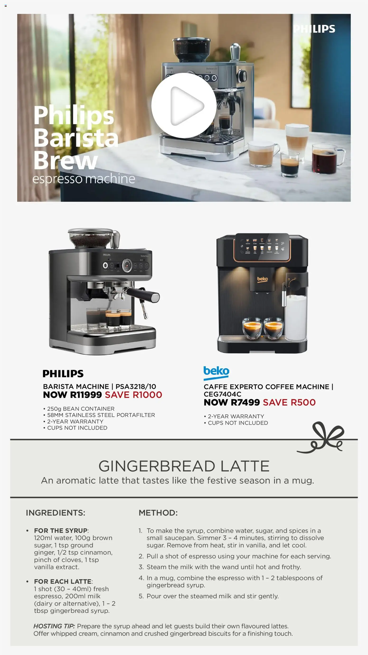 New House and Home catalogue – valid from 01.12.2025 | Page: 32 | Products: Milk, Coffee, Syrup, Spices