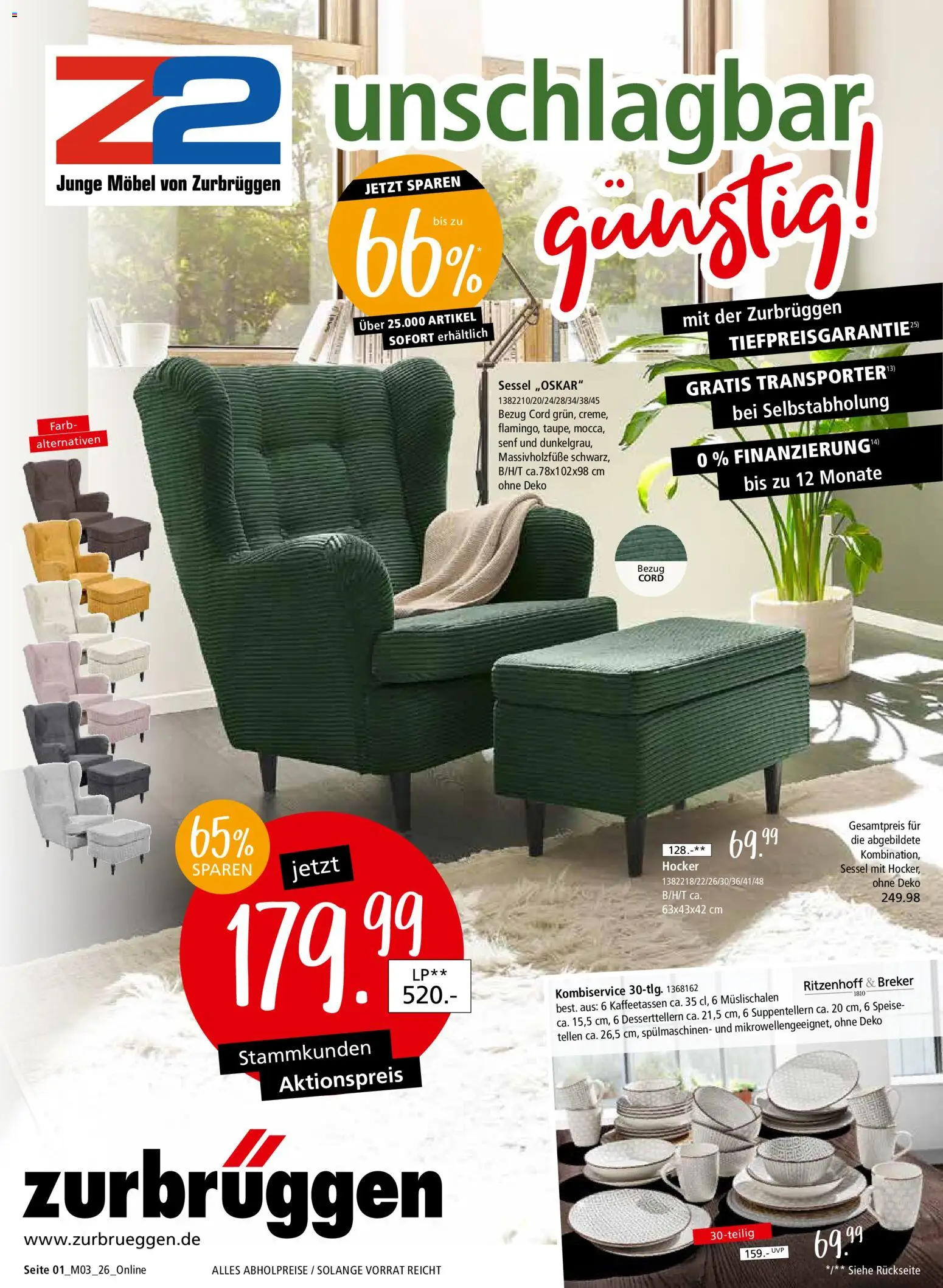 Zurbrüggen Z2 Unschlagbar Günstig – gültig ab 09.02.2026 | Seite: 1