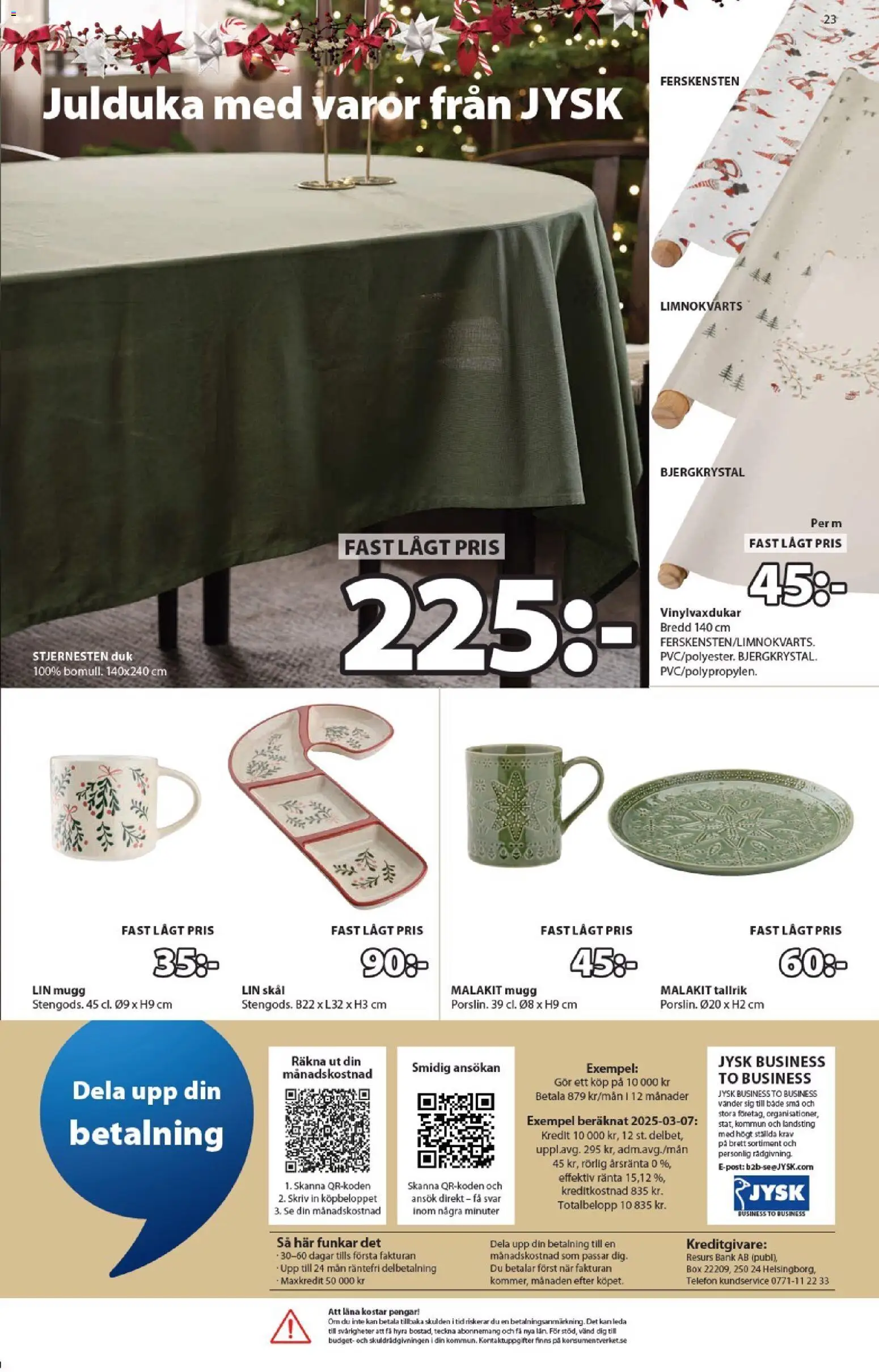 JYSK reklamblad aktuell från 01.12.2025 | Sida: 23