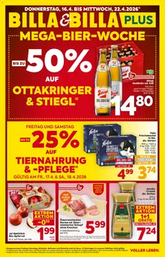 Billa Flugblatt - Salzburg ab 16.04.2026 gültig