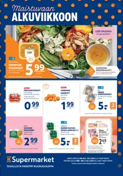 K-Supermarket-mainoslehti voimassa 08.09.2025 alkaen