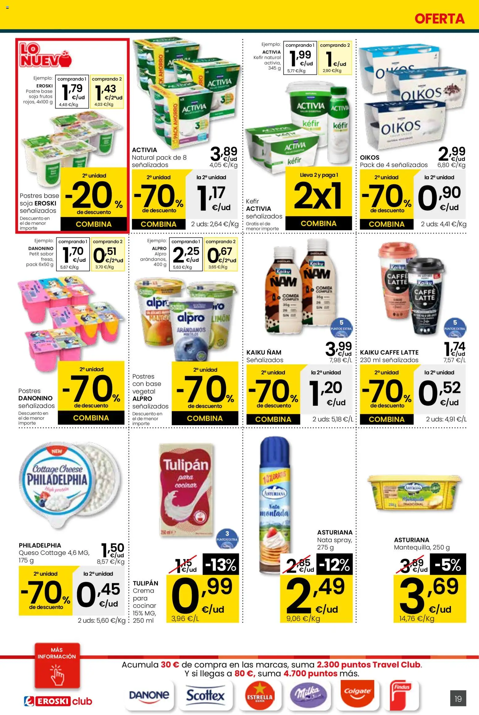Eroski - Quieres ahorrar conmigo Center │ válido desde el 26.03.2026 | Página: 19 | Productos: Queso, Crema, Queso cottage, Ρούτερ