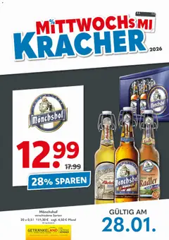 Getränkeland Mittwochs Kracher ab 28.01.2026 gültig