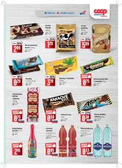 Nové COOP Jednota akcie – leták je platný od 27.08.2025 | Strana: 7 | Produkty: Banány v čokoláde, Banány, Lindor, Lindt