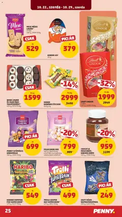 PENNY GYÜMÖLCS KARAMELLA, 300 g - amely érvényes a következő dátumtól: 22.10.2025 | Oldal: 31