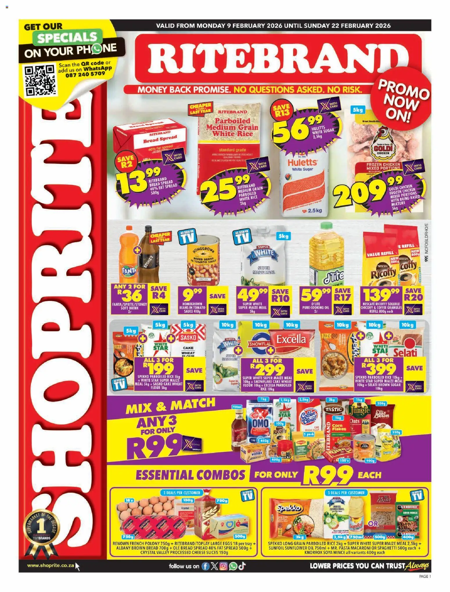 New Shoprite catalogue – valid from 09.02.2026 | Page: 1