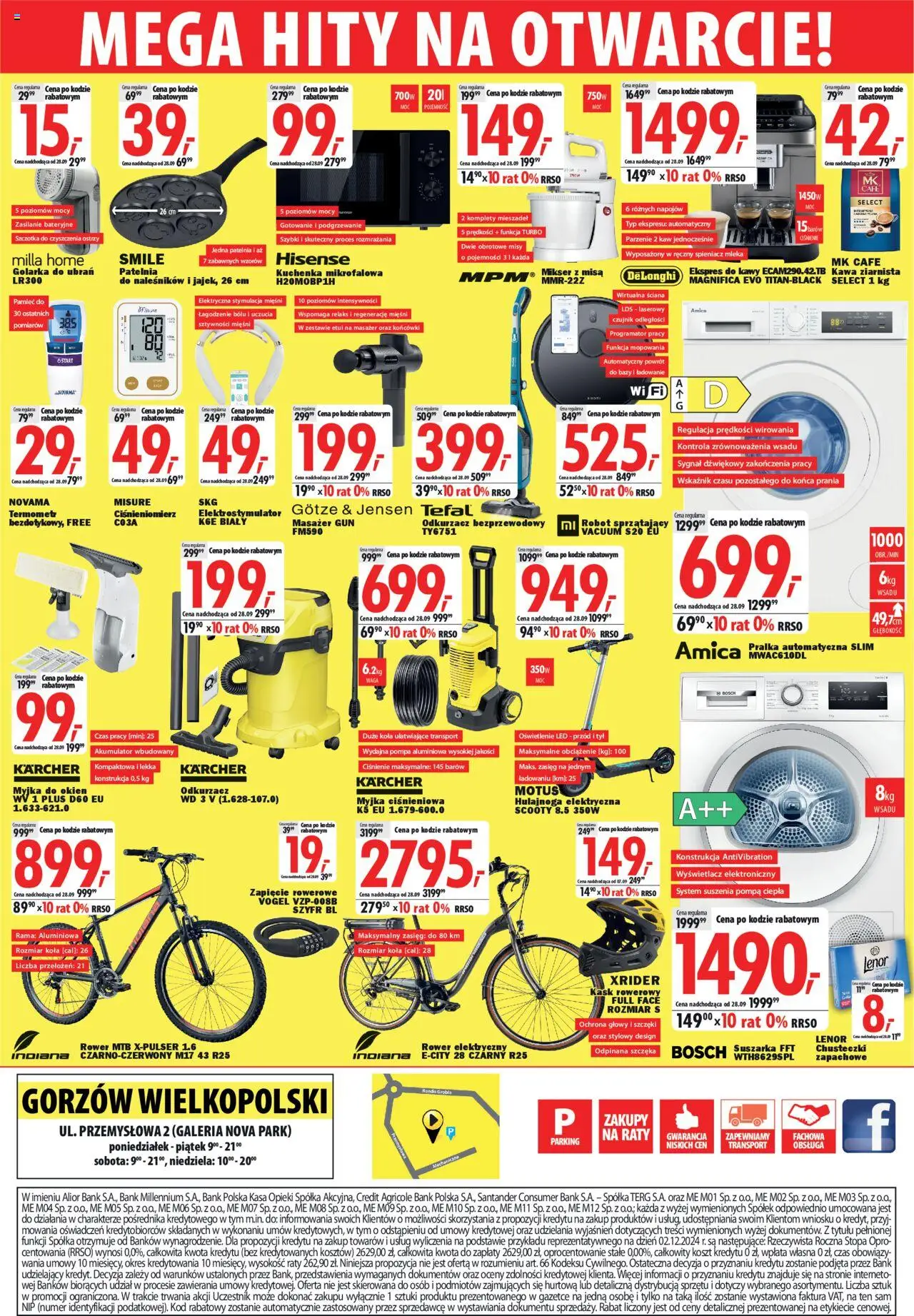 Mediaexpert Gazetka - Wielkie otwarcie Gorzów Wielkopolski od 18.09.2025 | Strona: 8 | Produkty: Kuchenka mikrofalowa, Mleka, Robot, Golarka do ubrań
