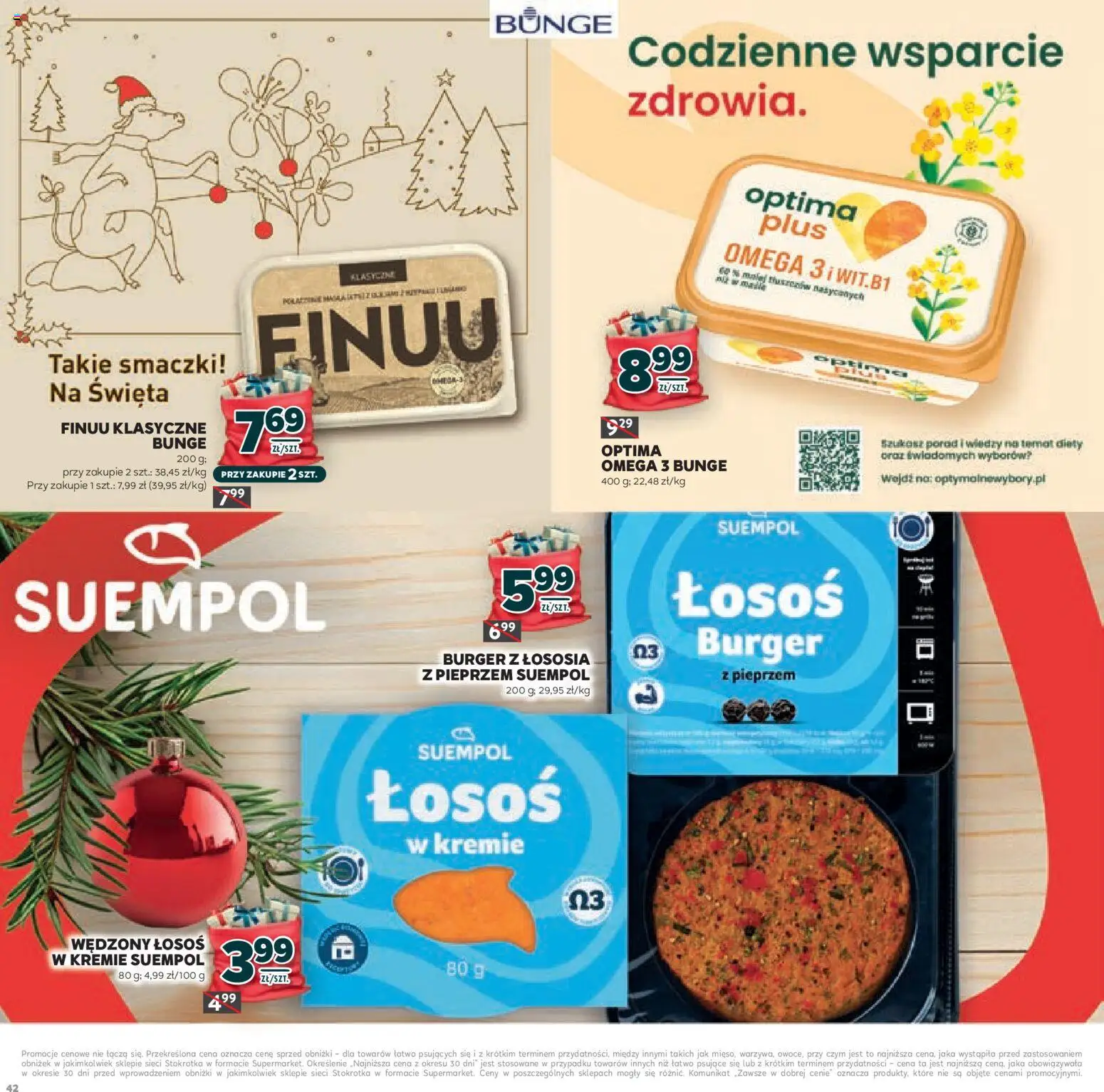 Stokrotka Gazetka - Mikołajki od 20.11.2025 | Strona: 42 | Produkty: Stokrotka, Łosoś