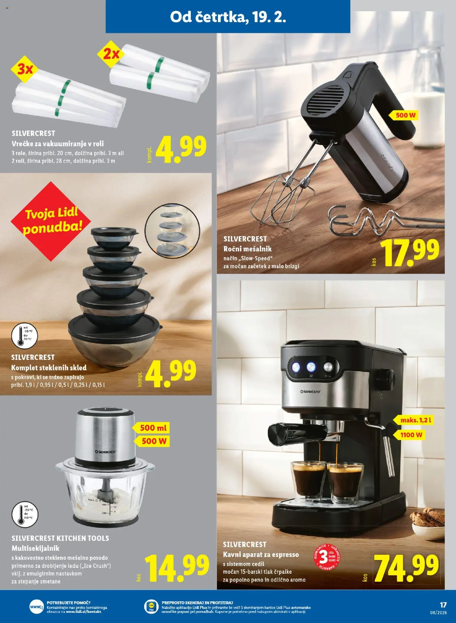 Novi Lidl katalog ponudbe – veljaven od 19.02.2026 | Stran: 37 | Izdelki: Mesalnik